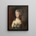 Lady Anne Horace Waldegrave - Thomas Gainsborough — kehystetty taideteos seinällä