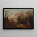 Maisemamaalaus maitotonkasta - Thomas Gainsborough — kehystetty taideteos seinällä