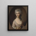 Marie Heberden - Thomas Gainsborough - Maalaus — kehystetty taideteos seinällä