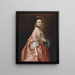 Mary Little plus tard Lady Carr - Thomas Gainsborough — kehystetty taideteos seinällä