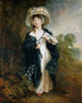 Mademoiselle Elizabeth Haverfield - Thomas Gainsborough — näkymä teoksesta