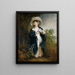 Mademoiselle Elizabeth Haverfield - Thomas Gainsborough — kehystetty taideteos seinällä