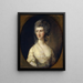 Mme John Taylor - Thomas Gainsborough — kehystetty taideteos seinällä