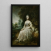 Rouva Mary Robinson Perdita - Thomas Gainsborough — kehystetty taideteos seinällä