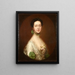 Mme William Monck - Thomas Gainsborough — kehystetty taideteos seinällä