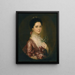 Mme Richardsin muotokuva - Thomas Gainsborough — kehystetty taideteos seinällä
