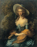 Maalauksen Muotokuva neiti Evansistä - Thomas Gainsborough — näkymä teoksesta