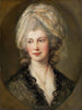 Kuningatar Charlotte - Thomas Gainsborough — näkymä teoksesta