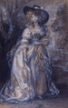 Naisen tutkimus - Thomas Gainsborough — näkymä teoksesta