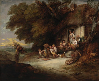 La porte du cottage - Thomas Gainsborough — näkymä teoksesta