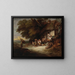 La porte du cottage - Thomas Gainsborough — kehystetty taideteos seinällä