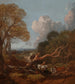 Thomas Gainsborough - Puun kaatuminen — näkymä teoksesta