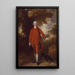 Arvoisa Richard Savage Nassau De Zuylestein, kansanedustaja - Thomas Gainsborough — kehystetty taideteos seinällä