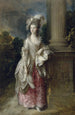 Arvoisa rouva Graham - Thomas Gainsborough — näkymä teoksesta