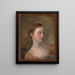La Fille du peintre Marie - Thomas Gainsborough — kehystetty taideteos seinällä