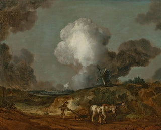 La charrue de Suffolk - Thomas Gainsborough — näkymä teoksesta