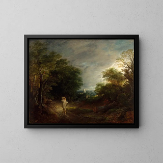 Thomas Gainsborough - Wooded Landscape with a Woodcutter.webp