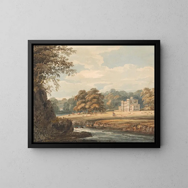 Maison de Chalfont, Buckinghamshire - Thomas Girtin — kehystetty taideteos seinällä