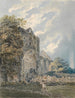 Abbaye de Pluscardine Elgin - Thomas Girtin — näkymä teoksesta