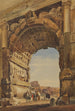 Tituksen kaari ja Rooman Colosseum - Thomas Hartley Cromek — näkymä teoksesta