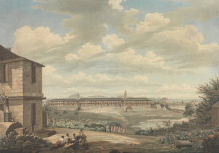 Thomas Hearne - A View on the Island of Antigua the English Barracks and Saint Johns Church Seen from the Hospital.webp