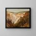 Le Grand Canyon de Yellowstone - Thomas Hill — kehystetty taideteos seinällä