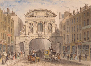Temple Bar - Thomas Hosmer Shepherd — näkymä teoksesta