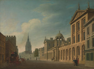 Rue principale à Oxford - Thomas Malton le Jeune — näkymä teoksesta