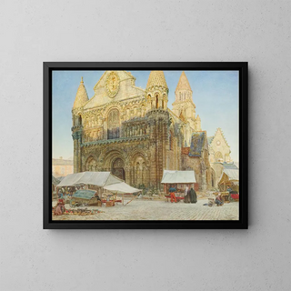 Notre-Dame la Grande de Poitiers - Thomas Matthews Rooke — kehystetty taideteos seinällä