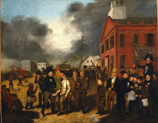 Ensimmäinen osavaltion vaali Detroitissa, Michigan, 1837 - Thomas Mickell Burnham — näkymä teoksesta