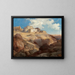 Hieman Acoma, New Mexico - Thomas Moran — kehystetty taideteos seinällä