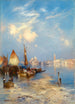 Venetsian näkymä - Thomas Moran — näkymä teoksesta
