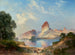 Un paradis indien, rivière verte, Wyoming - Thomas Moran — näkymä teoksesta