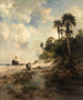 Fort Georgen saari Floridassa - Thomas Moran — näkymä teoksesta