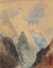 Great Fall Yellowstone - Thomas Moran — näkymä teoksesta