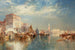 Venetsian loistokas maalaus - Thomas Moran — näkymä teoksesta