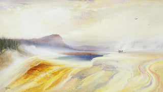 Thomas Moran - Great Blue Spring of the Lower Geyser Basin Firehole River Yellowstone.webp