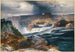 Suuren Snake-joen vesiputoukset, Idaho-alue - Thomas Moran — näkymä teoksesta