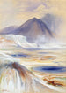 Mammothin kuumat lähteet Yellowstonessa - Thomas Moran — näkymä teoksesta