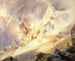 Kaari-aurinko yli Yellowstone'n Grand Canyonin - Thomas Moran — näkymä teoksesta