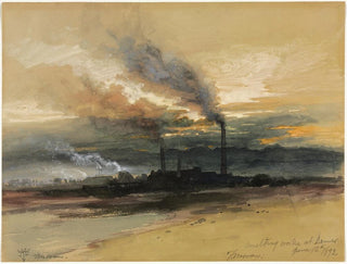 Fonderie à Denver - Thomas Moran — näkymä teoksesta