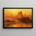 L'Heure dorée - Thomas Moran — kehystetty taideteos seinällä