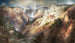 Thomas Moran - Yellowstone Grand Canyon — näkymä teoksesta