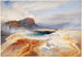 Yellowstone-joen alajuoksen suurista sinisistä lähteistä - Thomas Moran — näkymä teoksesta
