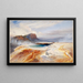 Yellowstone-joen alajuoksen suurista sinisistä lähteistä - Thomas Moran — kehystetty taideteos seinällä
