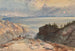 Utah'n Suolainen Suuri Järvi - Thomas Moran — näkymä teoksesta