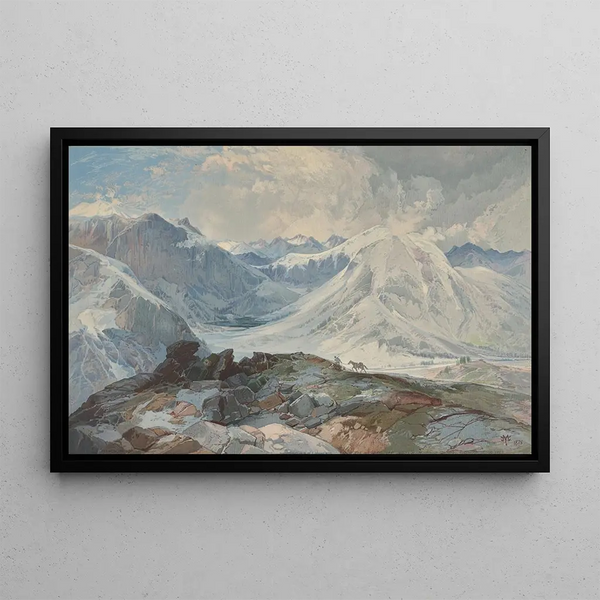 Thomas Moran - The Mosquito Trail Rocky Mountains of Colorado Elevation 12000 feet (Case Conflict).webp