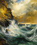 La Vaa'at, joka vetäytyy - Thomas Moran — näkymä teoksesta