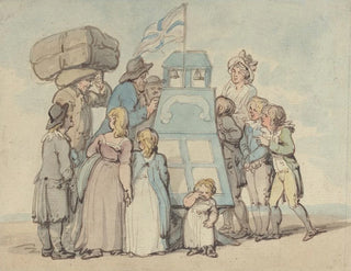 Le Cabinet de curiosités - Thomas Rowlandson — näkymä teoksesta