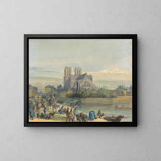 Notre-Dame de Paris - Thomas Shotter Boys — kehystetty taideteos seinällä